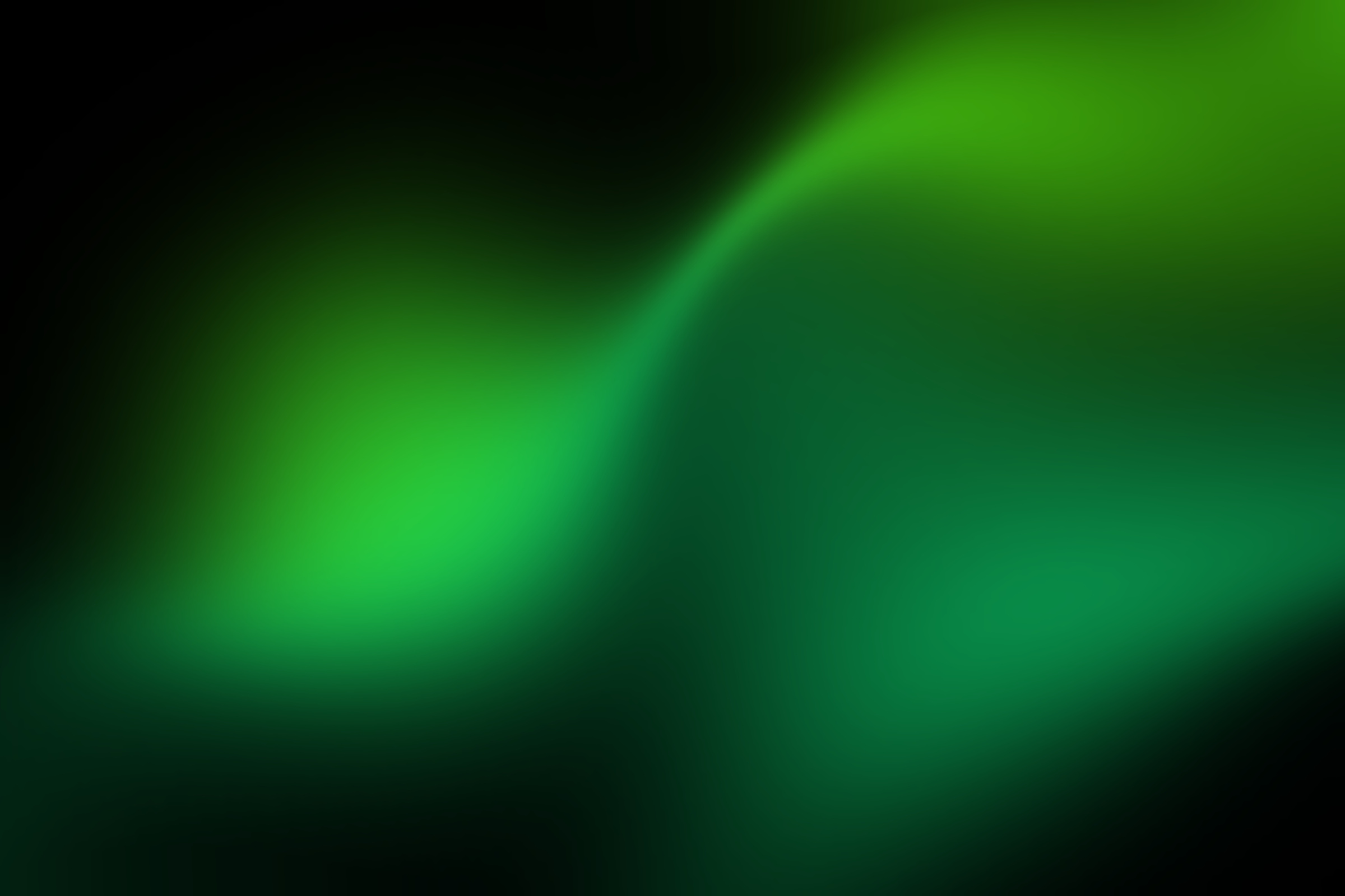Green and Black Gradient Background